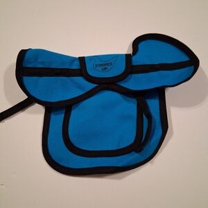 Cooped Up Blue Chicken Saddle